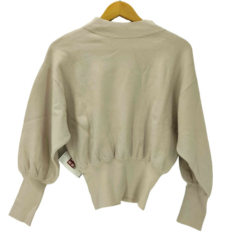 ラグナムーン LAGUNAMOON ボトルネックボリュームスリーブニットプルオーバー アシンメトリーヘムニットスカート セットアップ レディース F/S