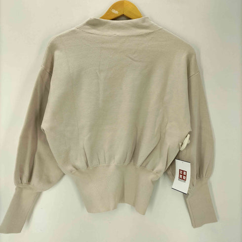 ラグナムーン LAGUNAMOON ボトルネックボリュームスリーブニットプルオーバー アシンメトリーヘムニットスカート セットアップ レディース F/S