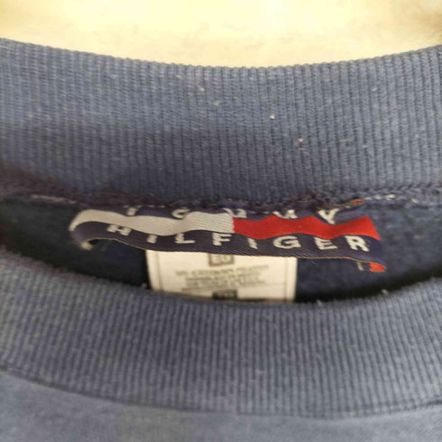 トミーヒルフィガー TOMMY HILFIGER ブランドロゴ刺繍 裏起毛 スウェット メンズ import:XL