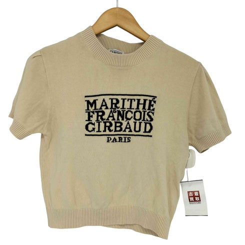マリテフランソワジルボー MARITHE FRANCOIS GIRBAUD W CLASSIC LOGO HALF KNIT レディース