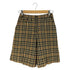ダックスロンドン DAKS LONDON チェック ウール ショートパンツ レディース 63-66