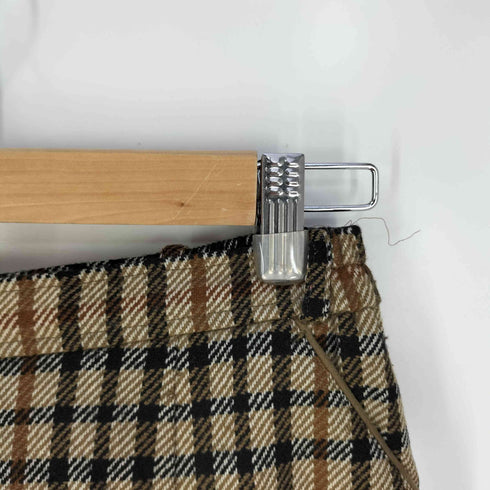 ダックスロンドン DAKS LONDON チェック ウール ショートパンツ レディース 63-66