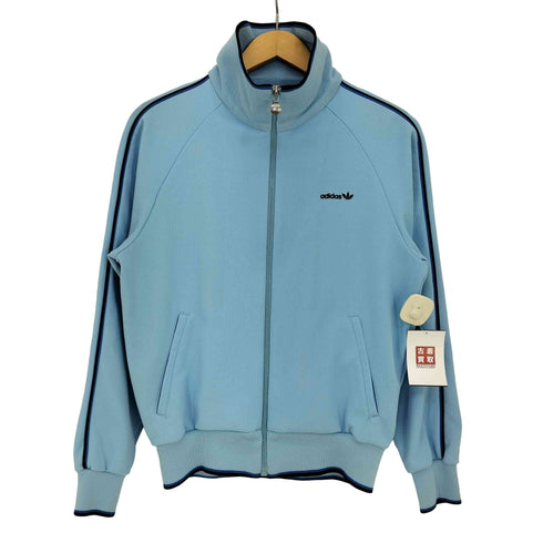 アディダス adidas 60s 西ドイツ製 デサント製 ロゴ刺繍 ライン トラックジャケット メンズ import:M
