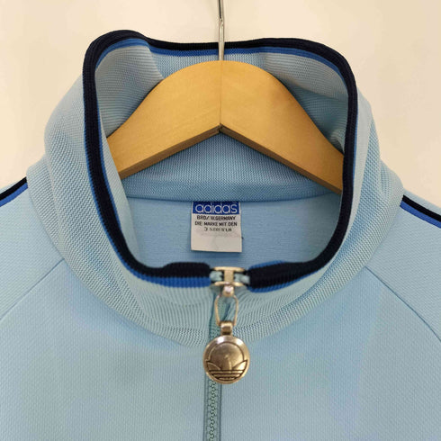 アディダス adidas 60s 西ドイツ製 デサント製 ロゴ刺繍 ライン トラックジャケット メンズ import:M