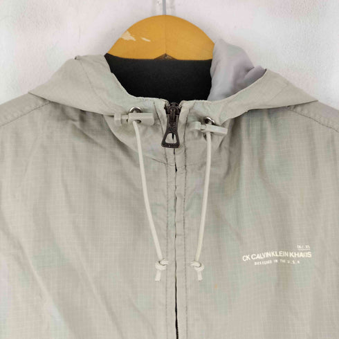 カルバンクライン CALVIN KLEIN KHAKIS ナイロンフーデッドベスト レディース import:M