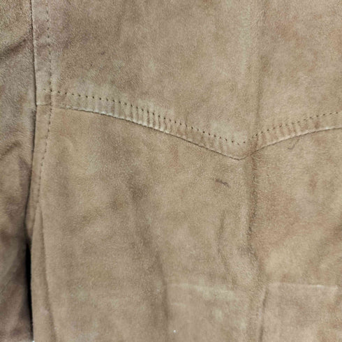 DESIGNED IN ITALY スエード カバーオール メンズ