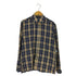 BENTON ROW チェック柄 ポリコットン レギュラーカラー シャツ メンズ import:S