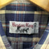 BENTON ROW チェック柄 ポリコットン レギュラーカラー シャツ メンズ import:S
