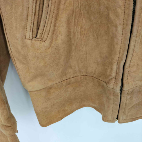 californian 70-80s 棒talon ジップアップ レザースポーツジャケット VINTAGE レディース 36