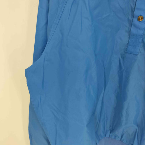 エディーバウアー Eddie Bauer 70-80s 黒タグ 前期 ハーフ スナップ ナイロン プルオーバー ジャケット メンズ import:L
