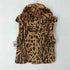 y2k leopard print vest レディース