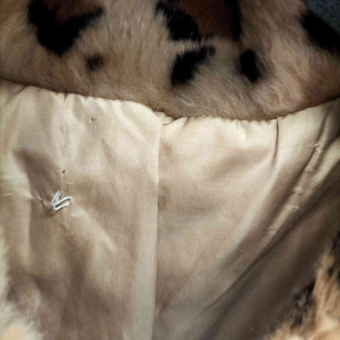 y2k leopard print vest レディース
