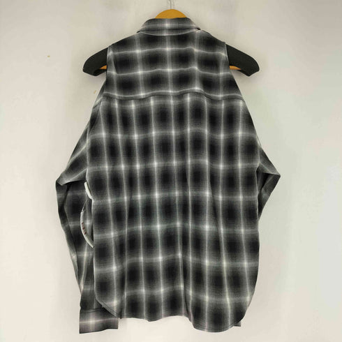 ラグアジェム LAGUA GEM チェック柄オフショルダーシャツ レディース FREE