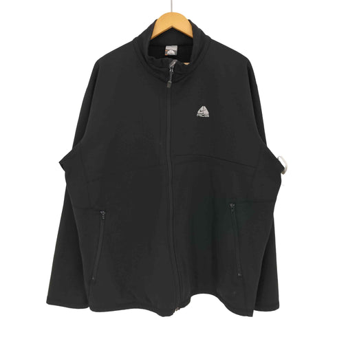 ナイキエーシージー NIKE ACG 00s ロゴ刺繍 ソフトシェル フリースジャケット メンズ import:XXL