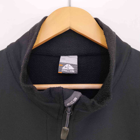 ナイキエーシージー NIKE ACG 00s ロゴ刺繍 ソフトシェル フリースジャケット メンズ import:XXL