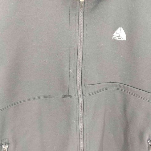 ナイキエーシージー NIKE ACG 00s ロゴ刺繍 ソフトシェル フリースジャケット メンズ import:XXL