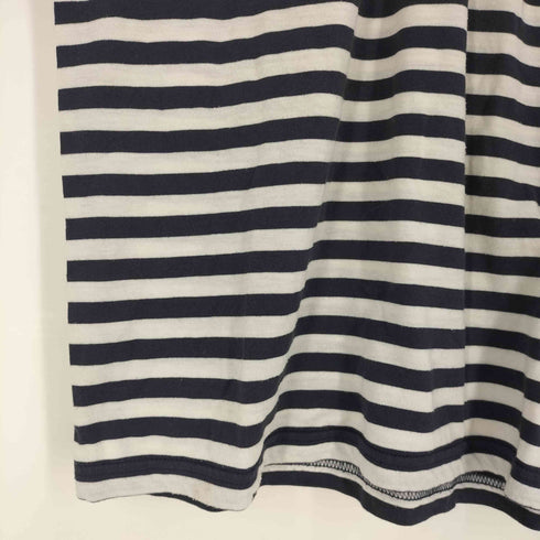 バーバリーブラックレーベル BURBERRY BLACK LABEL ロゴ刺繍 ボーダーポロシャツ メンズ JPN:2