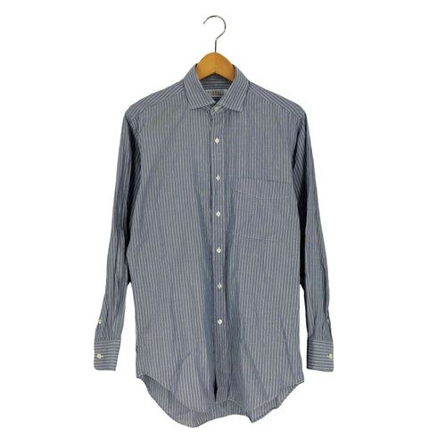 バーニーズニューヨーク BARNEYS NEWYORK ストライプ レギュラーカラーシャツ メンズ 38/62