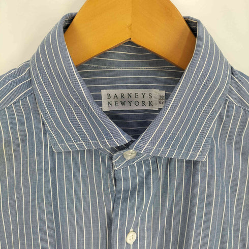 バーニーズニューヨーク BARNEYS NEWYORK ストライプ レギュラーカラーシャツ メンズ 38/62