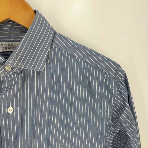 バーニーズニューヨーク BARNEYS NEWYORK ストライプ レギュラーカラーシャツ メンズ 38/62