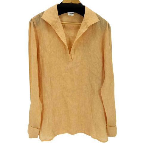 ロロピアーナ Loro Piana イタリア製 リネンスキッパーシャツ メンズ
