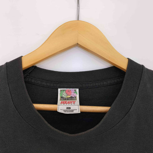 フルーツオブザルーム FRUIT OF THE LOOM 90s カナダ製 イラストプリント Tシャツ 袖&裾 シングルステッチ メンズ import:XL