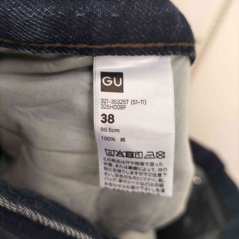 ジーユー GU バレルレッグジーンズ メンズ 38
