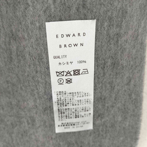 EDWARD BROWN PURE CASHMERE SCARF domestic レディース 190/40