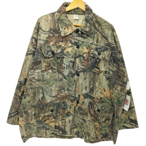 L/S 迷彩 リアルツリー M-65 フィールドジャケット ハンティングジャケット メンズ import:XL