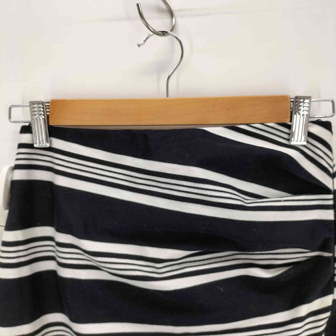 マックスマーラ MAX MARA 白タグ ボーダースカート レディース 36