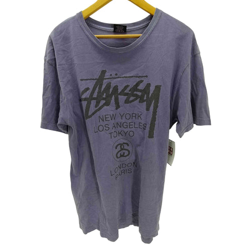 ステューシー Stussy 製品染め ワールドツアー Tシャツ メンズ import:L