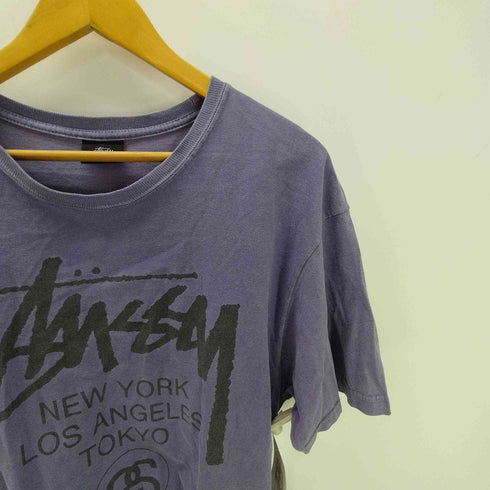 ステューシー Stussy 製品染め ワールドツアー Tシャツ メンズ import:L