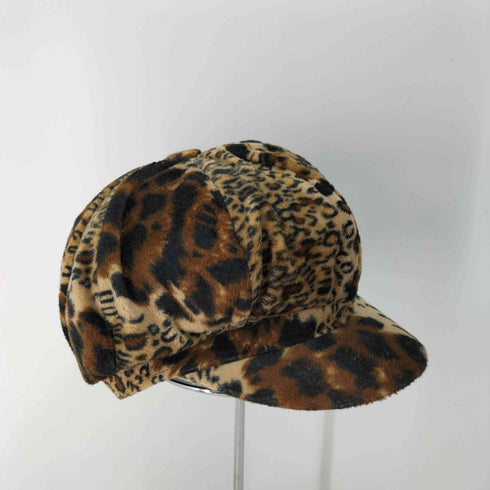 Y2K レオパードキャスケット レディース