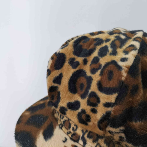 Y2K レオパードキャスケット レディース