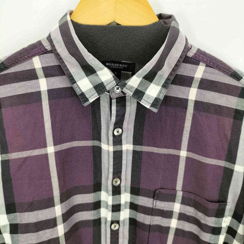 バーバリーロンドン BURBERRY LONDON レギュラーカラーL/S チェックシャツ メンズ import:L