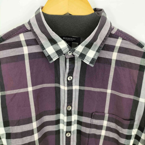 バーバリーロンドン BURBERRY LONDON レギュラーカラーL/S チェックシャツ メンズ import:L