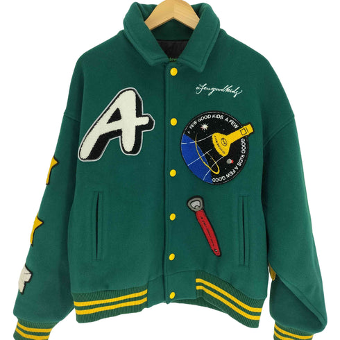 アフューグッドキッズ A FEW GOOD KIDS スペースシャトル アース スター ワッペン 刺繍 オーバー スタジャン メンズ