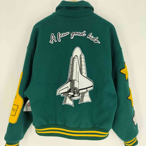 アフューグッドキッズ A FEW GOOD KIDS スペースシャトル アース スター ワッペン 刺繍 オーバー スタジャン メンズ