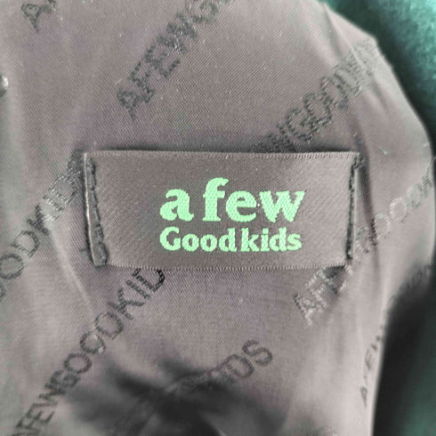 アフューグッドキッズ A FEW GOOD KIDS スペースシャトル アース スター ワッペン 刺繍 オーバー スタジャン メンズ