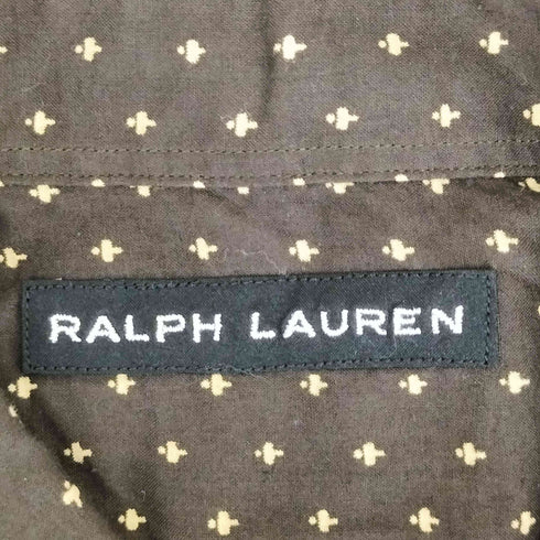ラルフローレン RALPH LAUREN 総柄レギュラーカラーL/S シャツ メンズ import:XL