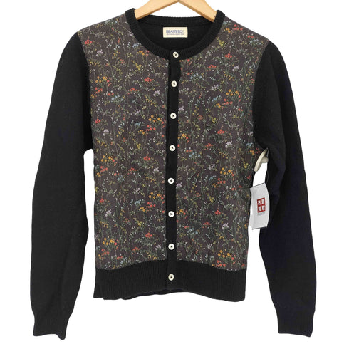 ビームスボーイ BEAMS BOY 花柄 パッチ カーディガン レディース JPN:1