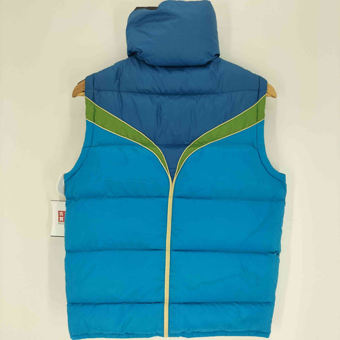 ディーゼル DIESEL 90-00S スタンドネック フルジップ バイカラー リップストップ ナイロン ダウン ベスト Y2K メンズ import:S