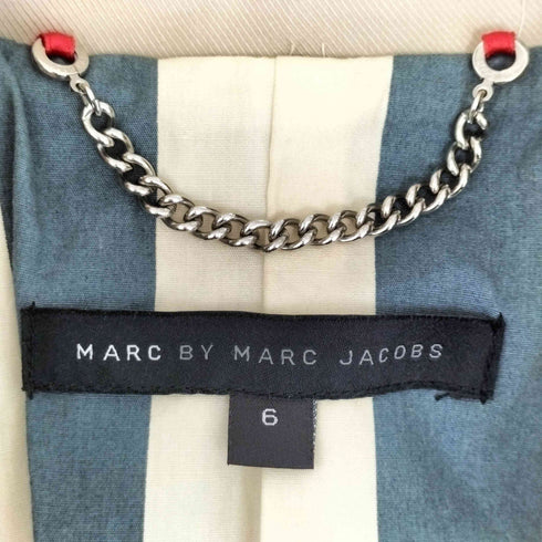 マークバイマークジェイコブス Marc by Marc Jacobs 裏地ストライプ トレンチコート レディース 6