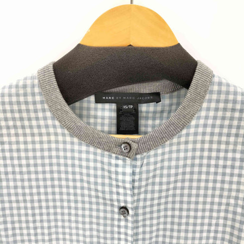 マークバイマークジェイコブス Marc by Marc Jacobs 切り替えギンガムチェックカーディガン レディース import:XS