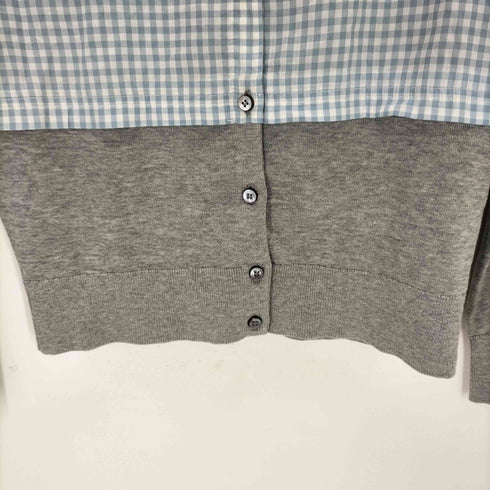 マークバイマークジェイコブス Marc by Marc Jacobs 切り替えギンガムチェックカーディガン レディース import:XS