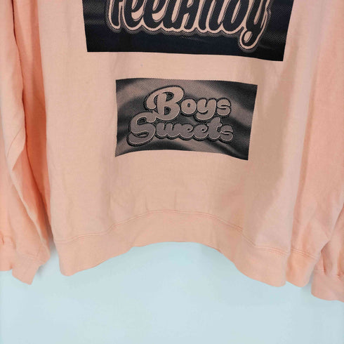 ランドバイミルクボーイ LAND by MILKBOY 企業ロゴプリント L/S クルーネック Tシャツ メンズ