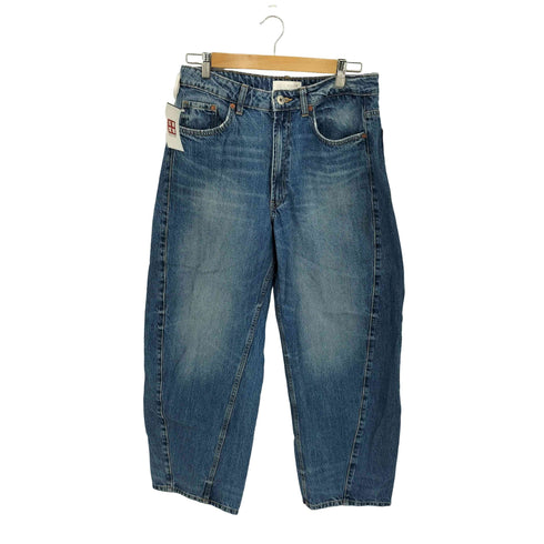 ザラ ZARA TRF ミッドライズバギーバレルデニムパンツ レディース JPN:38