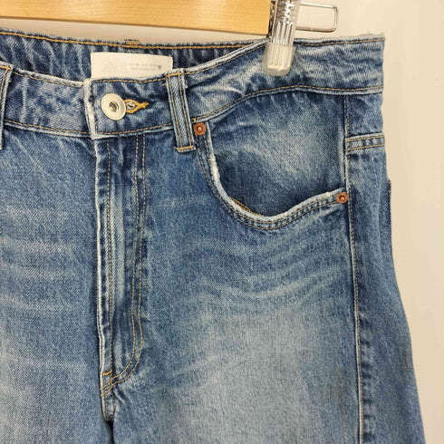 ザラ ZARA TRF ミッドライズバギーバレルデニムパンツ レディース JPN:38