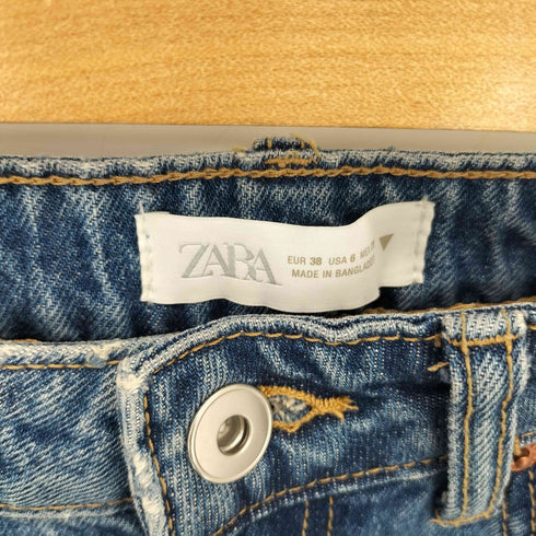 ザラ ZARA TRF ミッドライズバギーバレルデニムパンツ レディース JPN:38