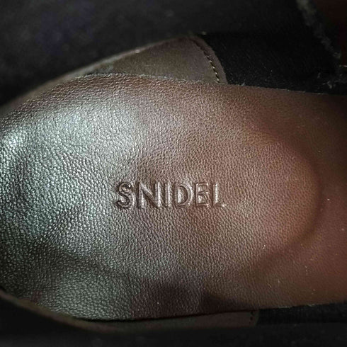 スナイデル snidel フィットショートブーツ レディース JPN:M